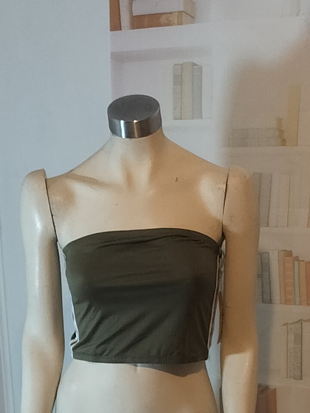 eyecandy Green Crop Top Size XL Like New